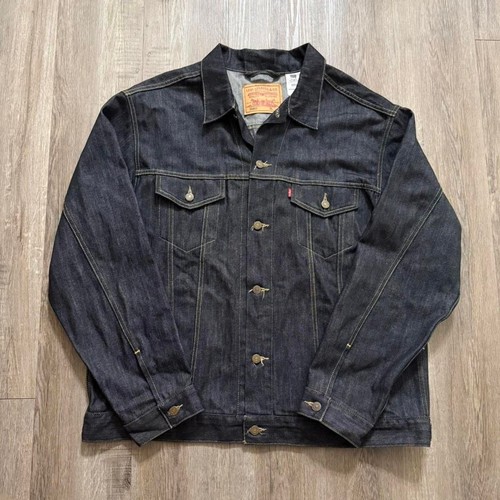 Levis oversized trucker black - levis,