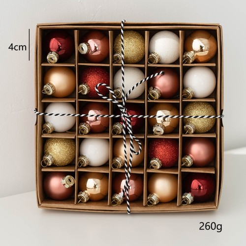 25pcs 4cm christmas ball - 25pcs, set