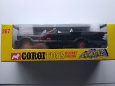 CORGI TOYS #267 - 2024 RE-ISSUE BATMOBILE with BATMAN / ROBIN IN REISSUE BOX