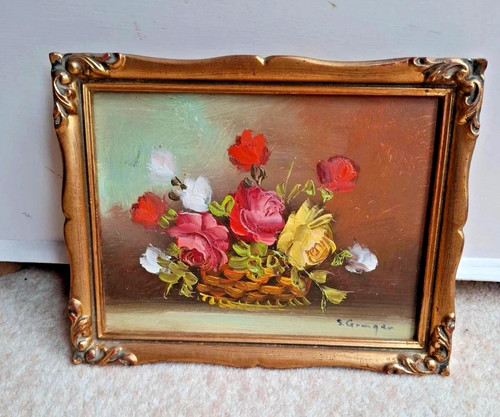 Still life oil painting - , signed