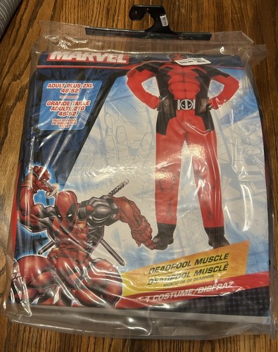 Deadpool muscle costume - deadpool,