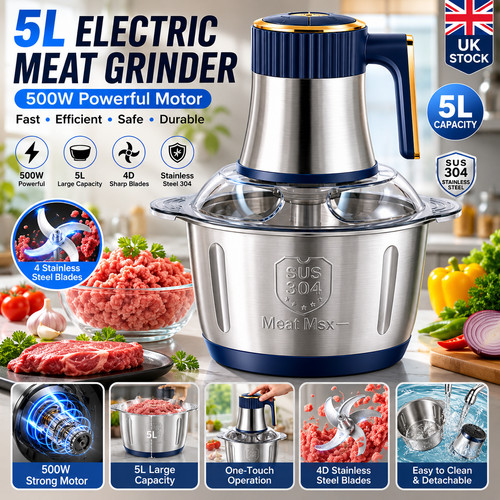 Electric meat grinder - meat,