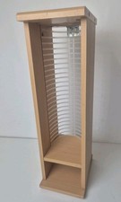 Wood Effect CD Rack Holds 24