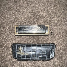 Vtg Hohner The Chromonica Chromatic Harmonica Model 260 Germany Key G As Shown
