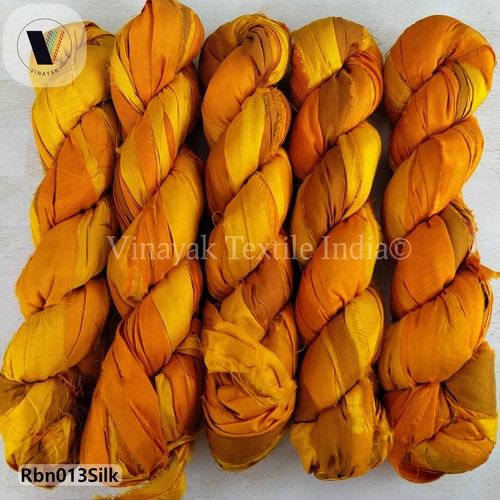 Recycled sari silk - , solid