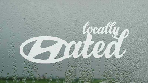 Locally hated hyundai car - locally,