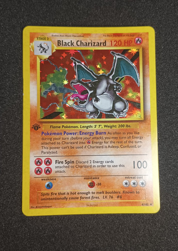 Black charizard custom - black,