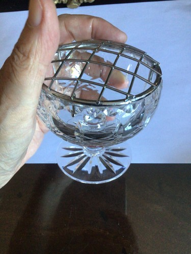 Vintage small crystal cut - small,