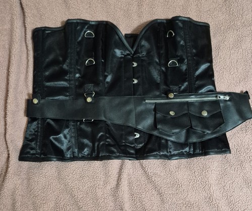 Steel boned corset - boned,