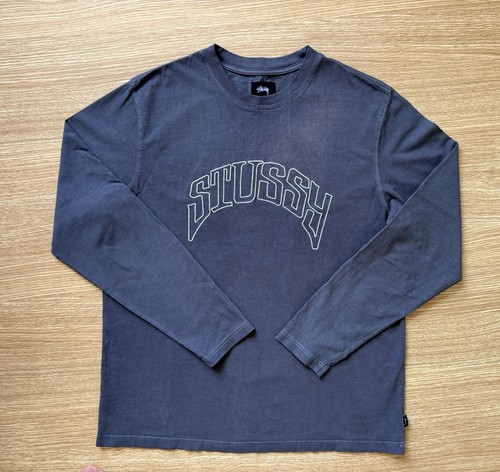 Stussy faded acid wash - stussy, arched