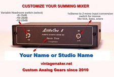 8 Channel Analog Summing Mixer