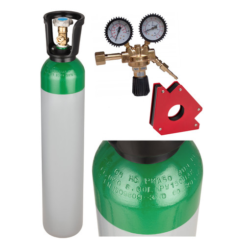 Argon gas bottle full - argon,