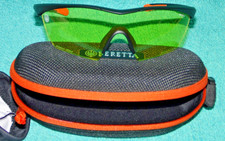 BERETTA CLASH SHOOTING SAFETY GLASSES With YELLOW LENS Oc31, GLASSES BAG & CASE
