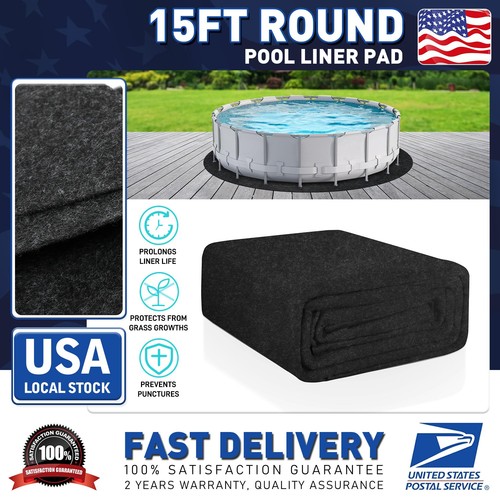 15ft round black - round,