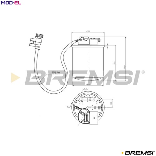 Fuel filter fe0383 for - fuel,