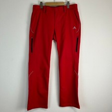 adidas Golf Pants Tech One Point Logo Street Secondhand Red Size 85