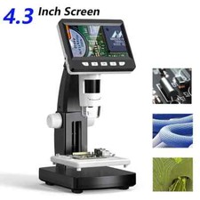 1000X 4.3" LCD Digital Microscope 1080P Magnifier Soldering Repair Video Coin UK