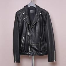 ALL SAINTS Leather Jacket Mens