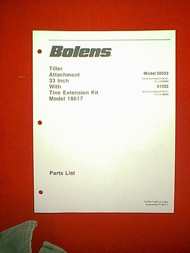 Bolens tractor tiller - bolens,