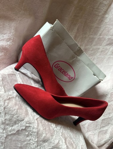 Graceland red pointed - pointed, toe
