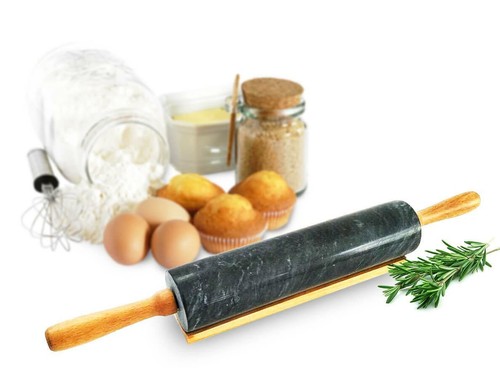 Xxl marble rolling pin with - marble,