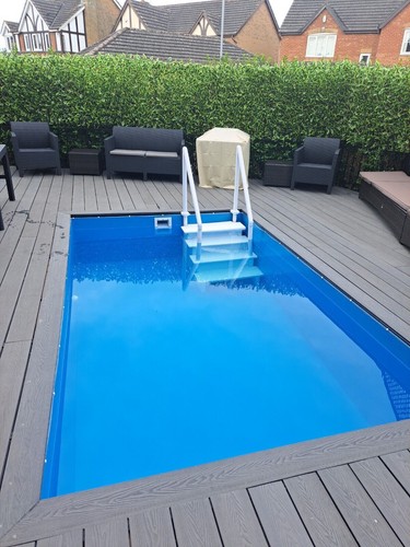 New plunge swimming - new, pool