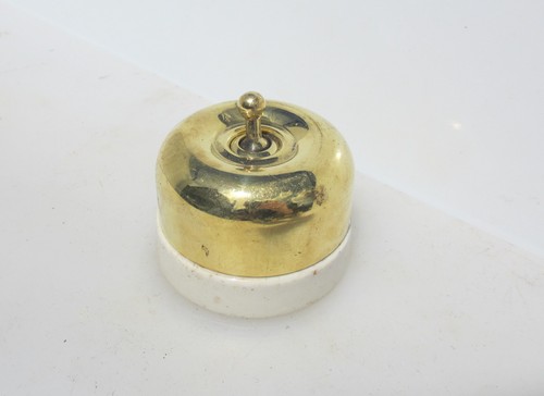 Huge antique brass ceramic - brass,