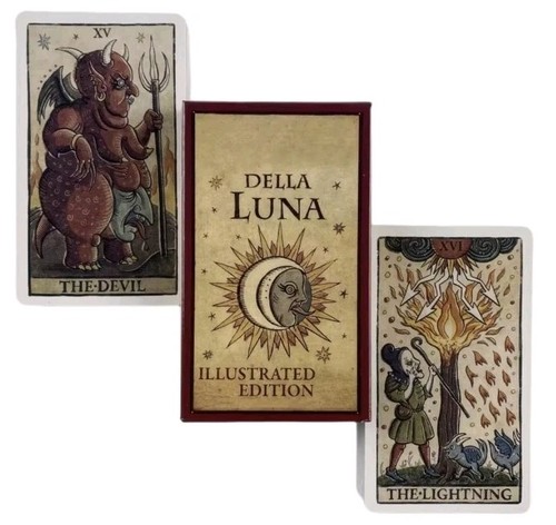Trionfi della luna tarot cards - trionfi,