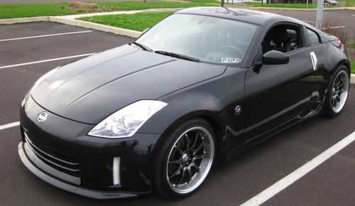 Front bumper lip spoiler - front,