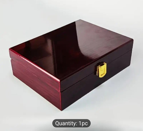 Vintage wooden storage box - wooden,