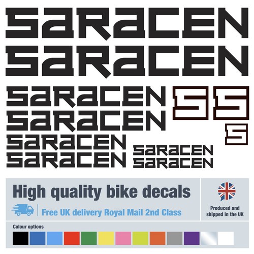 Saracen new bike - , decals