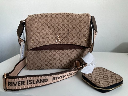 River island brown monogram - island,
