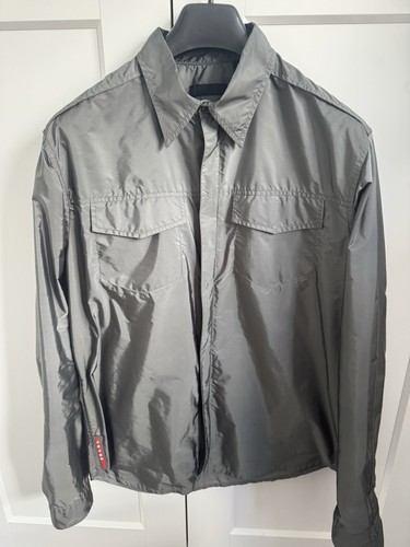 Men prada nylon overshirt - prada,