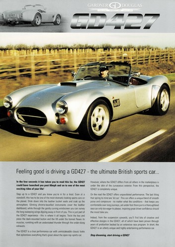 Gardner douglas gd427 car - gardner, &