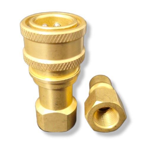 2pcs brass quick - 1/4",
