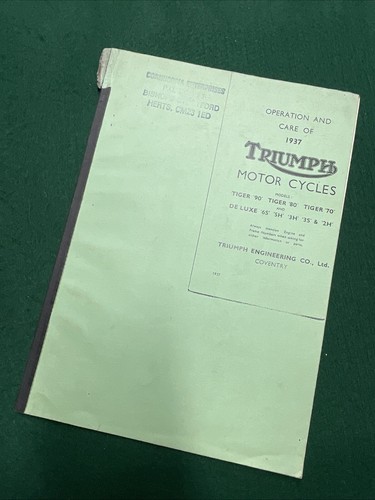 Triumph t90 t80 t70 3h - triumph,