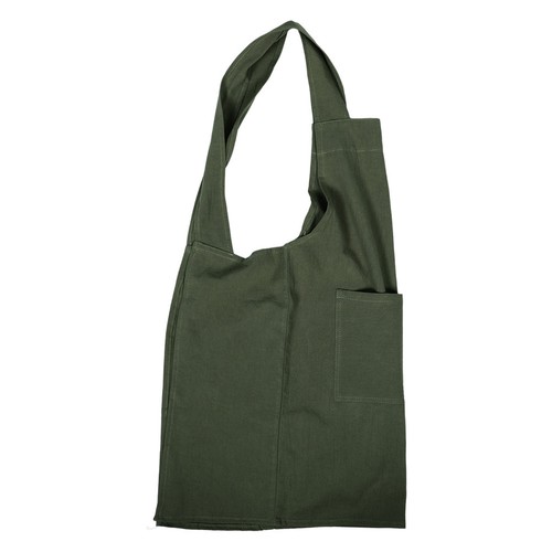 Green durable cotton linen - green,