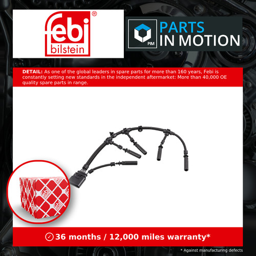 Glow plug cable - glow, set