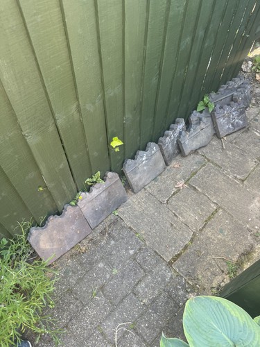Set victorian blue brick - of,