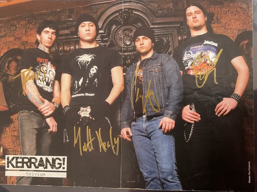 Signed trivium 2005 kerrang - signed,