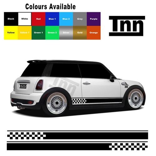 Side stripe stickers - side,