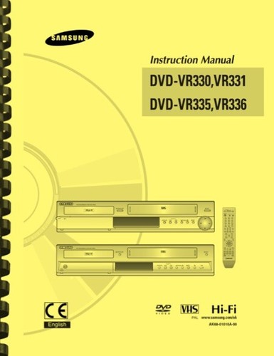 Samsung dvd vr330 331 - samsung, dvd-vr330