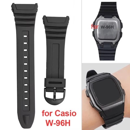 Watch strap flexible black - watch,