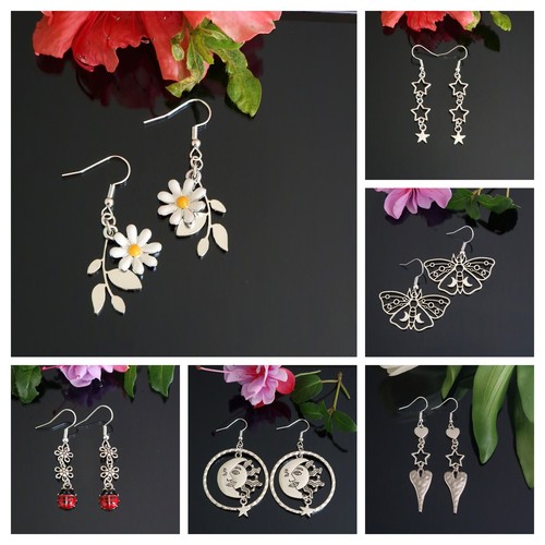Dangle drop earrings wicca - dangle,