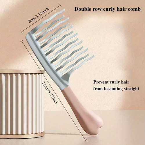 Anti static comb wavy - comb, double