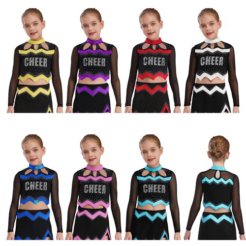 Girl cheer leader crop top - leader,