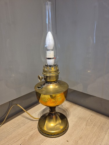 Vintage brass oil paraffin - brass,