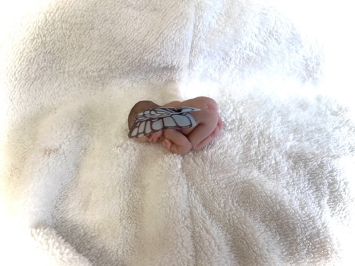 Polymer clay baby - polymer,