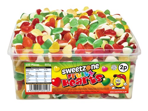 Halal sweets fruity - sweets, hearts