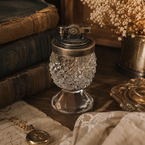 Vintage cut glass - cut, crystal